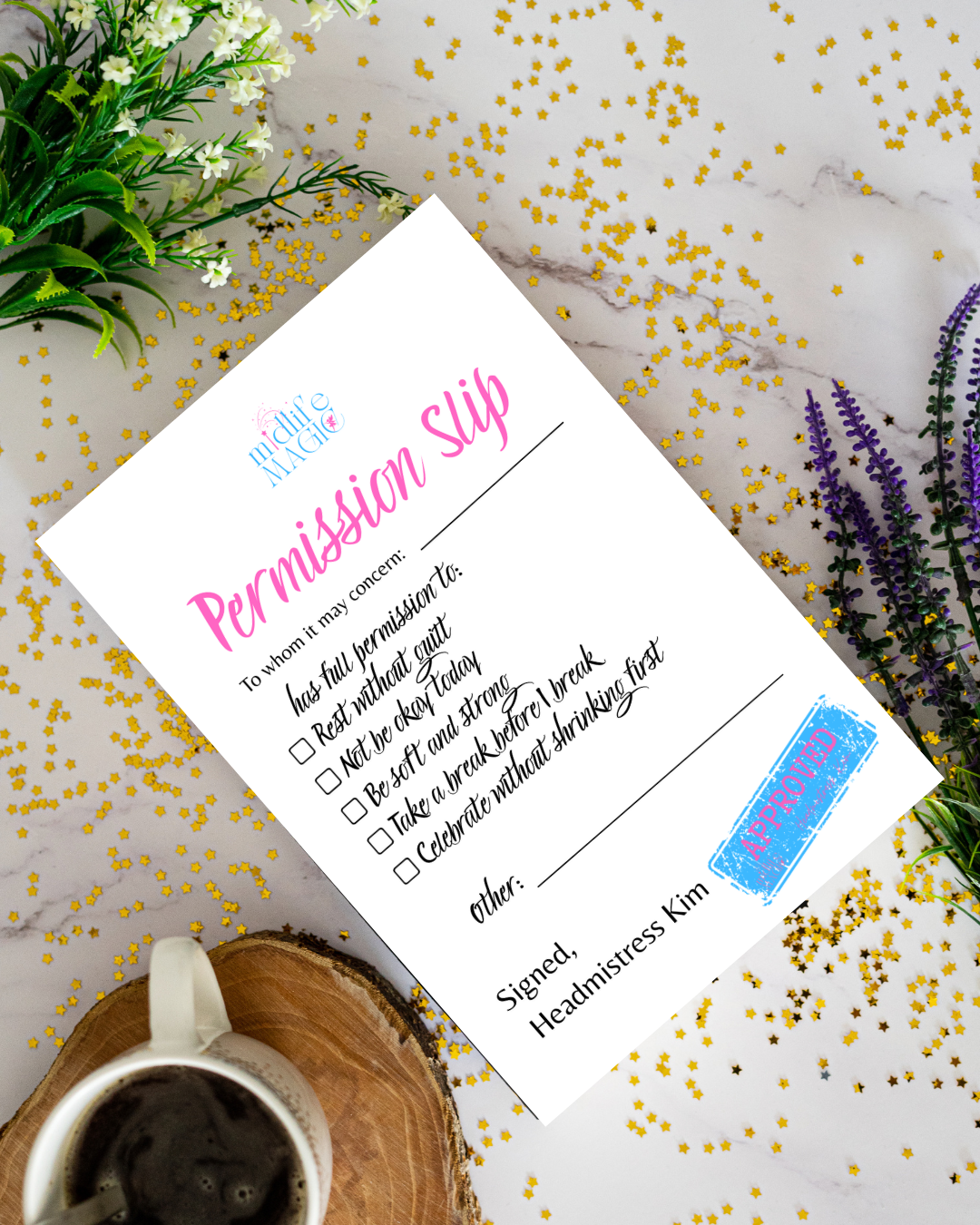 Midlife Magic: Printed Permission Slips (25 Pack)